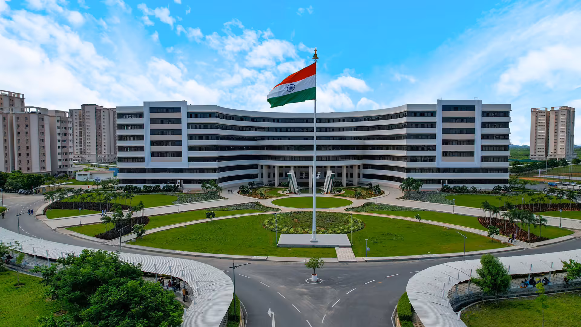VIT-AP University expansive modern campus architecture